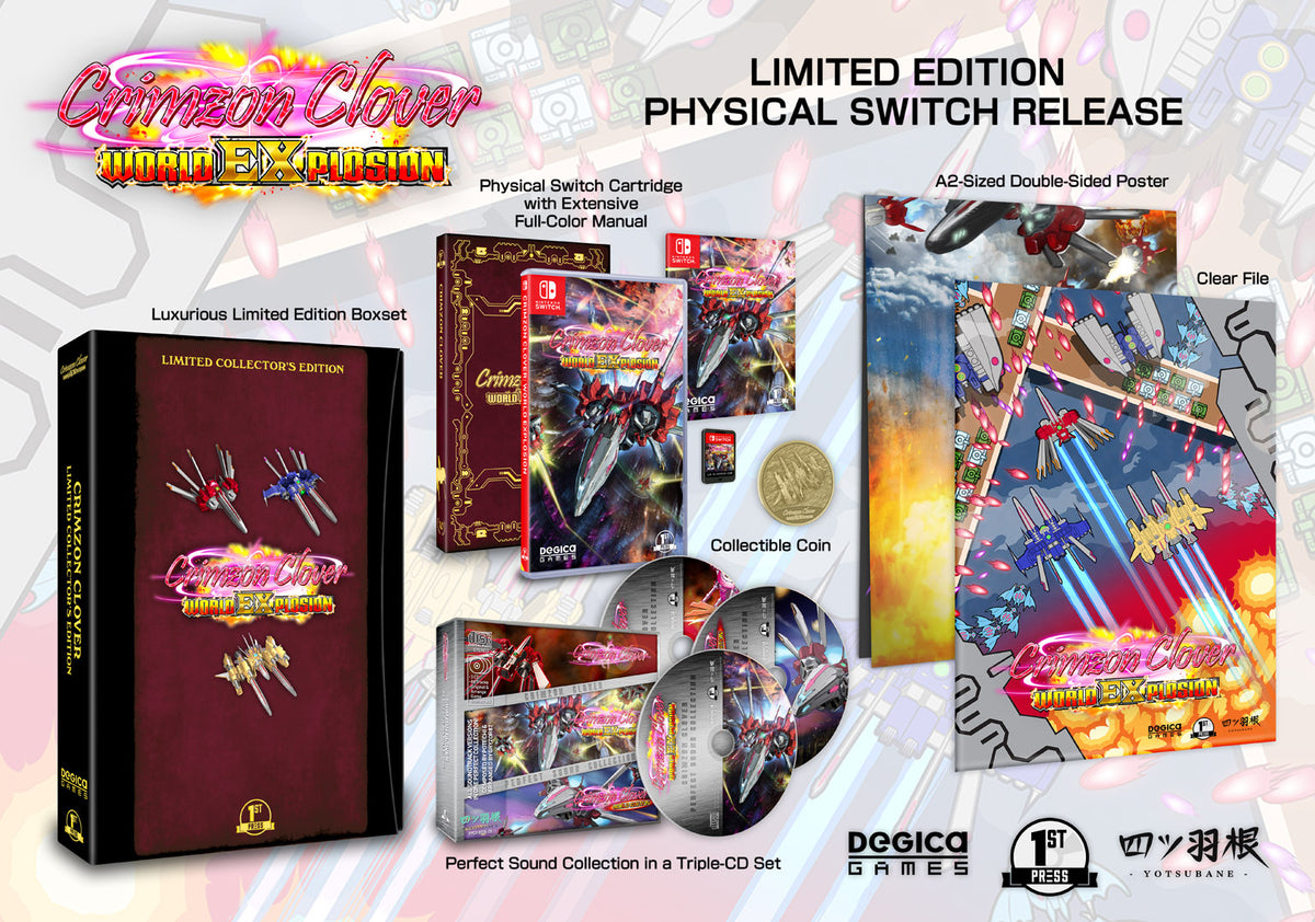 Crimson Revive 予約特典 long intro ver CD Crimzon Clover World EXplosion Nintendo Switch Collector's Edition