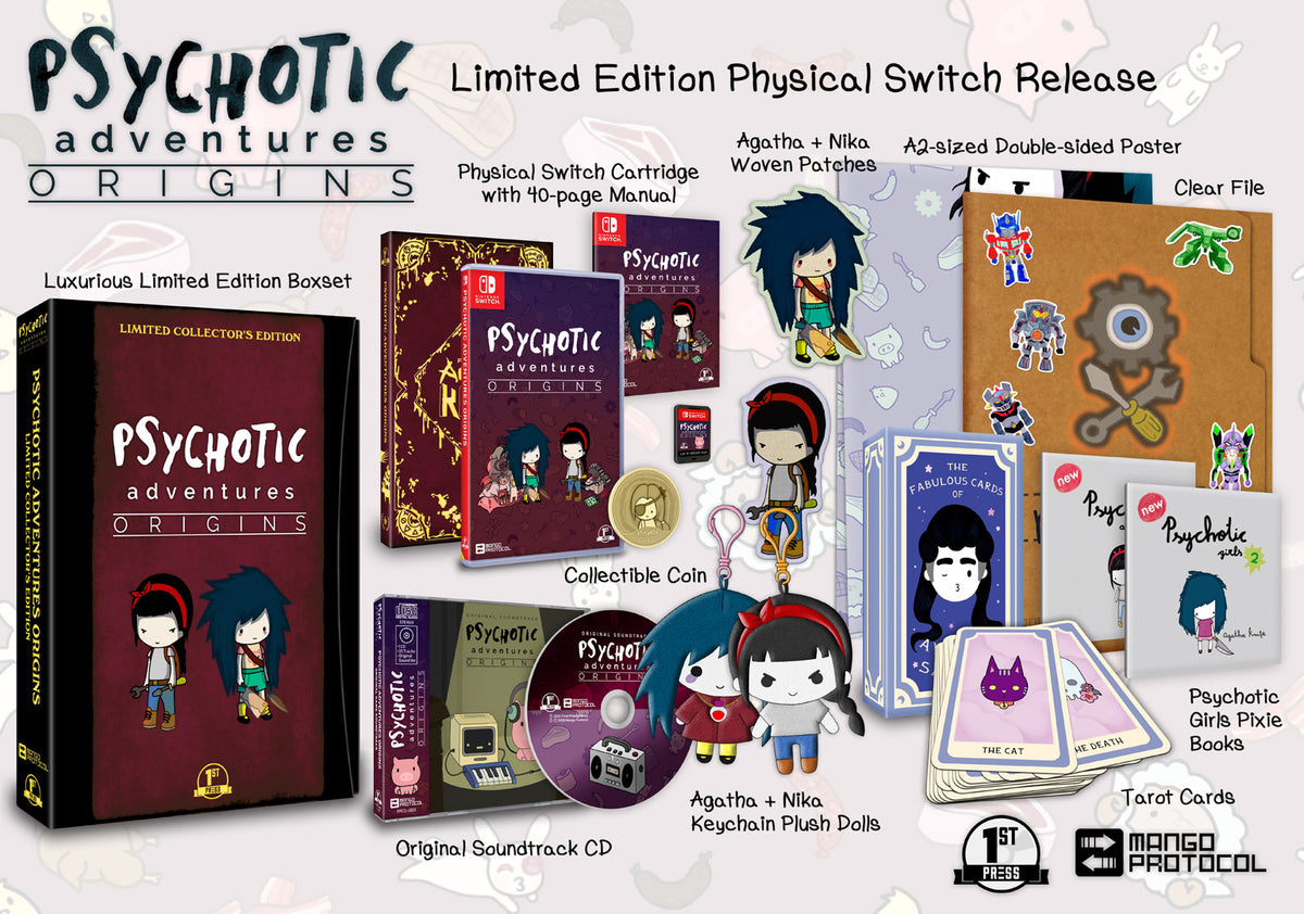 Psychotic Adventures Origins Nintendo Switch Collector's Edition