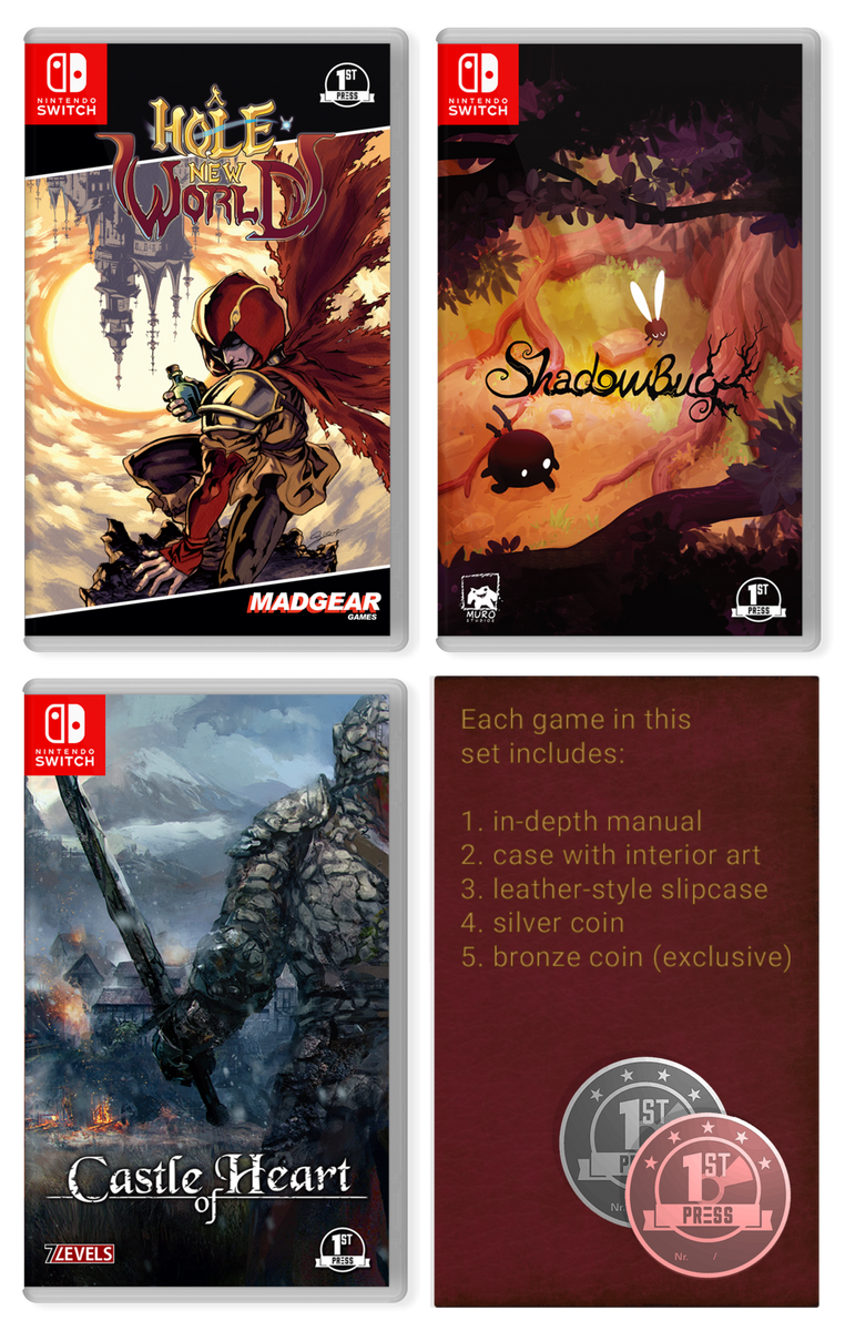 Nintendo Switch Triple Set #1 – First Press Games Nintendo Switch Triple Set #1 – First Press Games