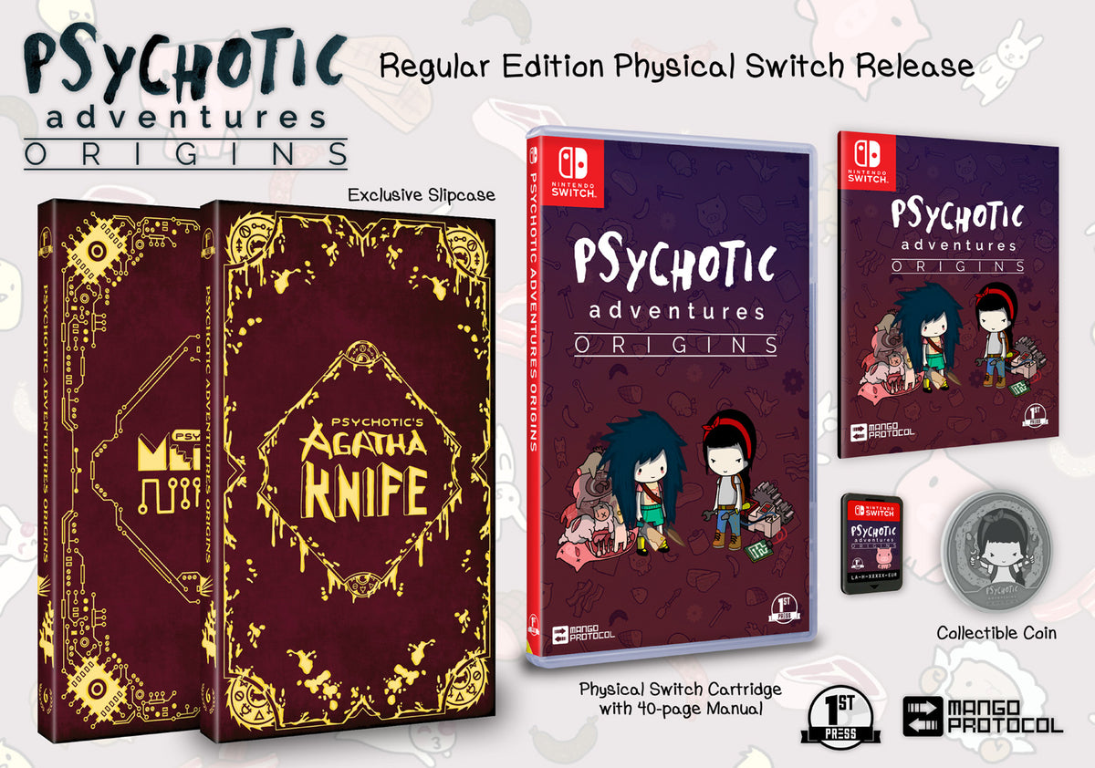 Psychotic Adventures Origins Nintendo Switch Regular Edition