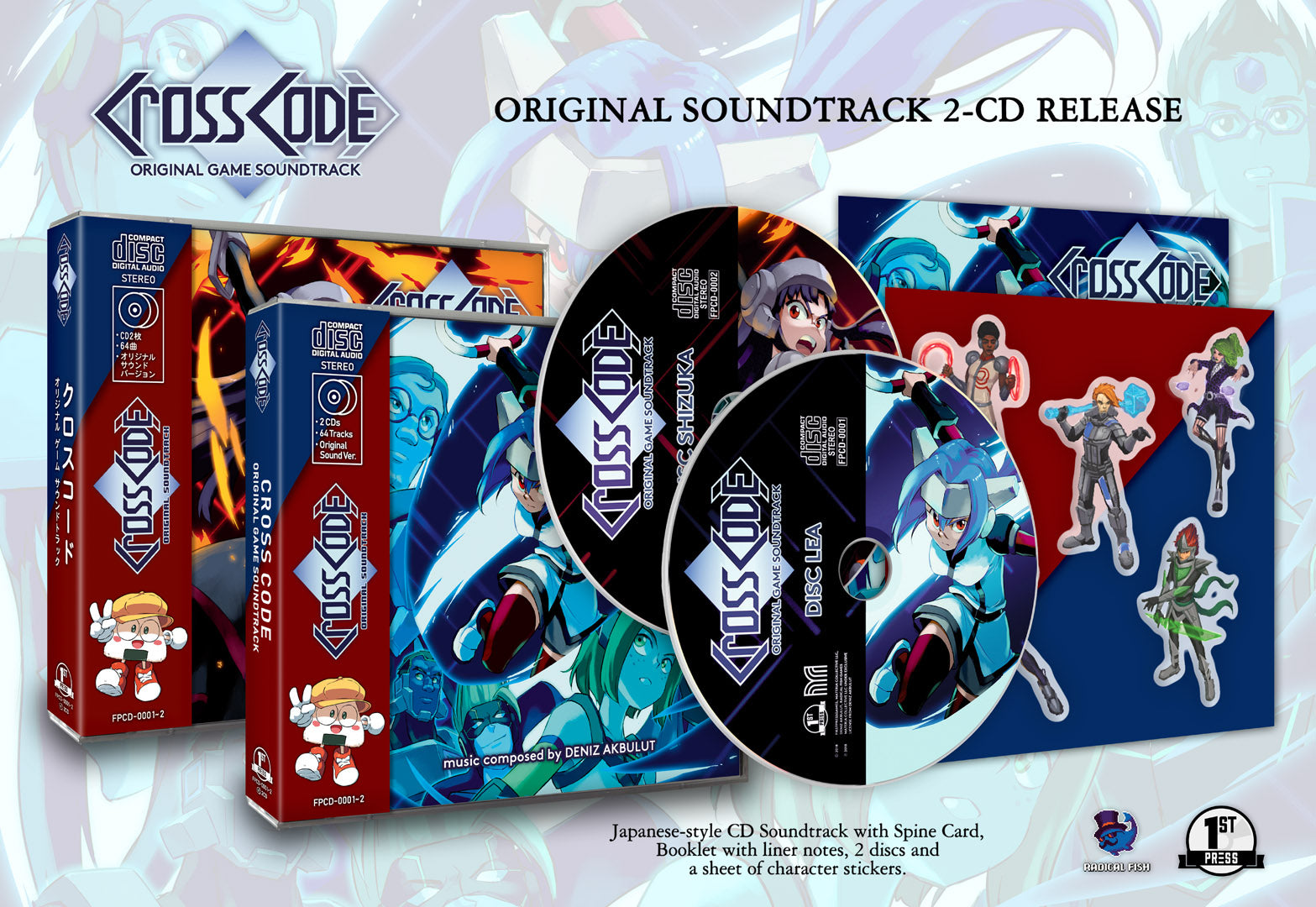 CrossCode Official Soundtrack 2CD – First Press Games