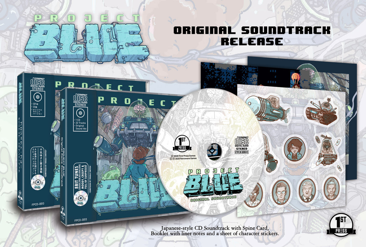 Project Blue Premium CD Soundtrack – First Press Games