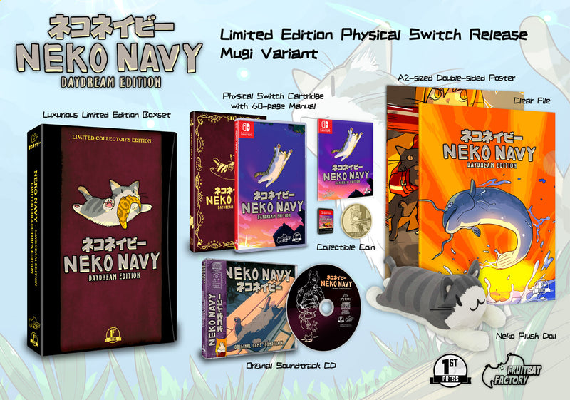 ネコネコさん専用　訳あり　switch Neko Navy Daydream Edition Nintendo Switch Mugi Collector's