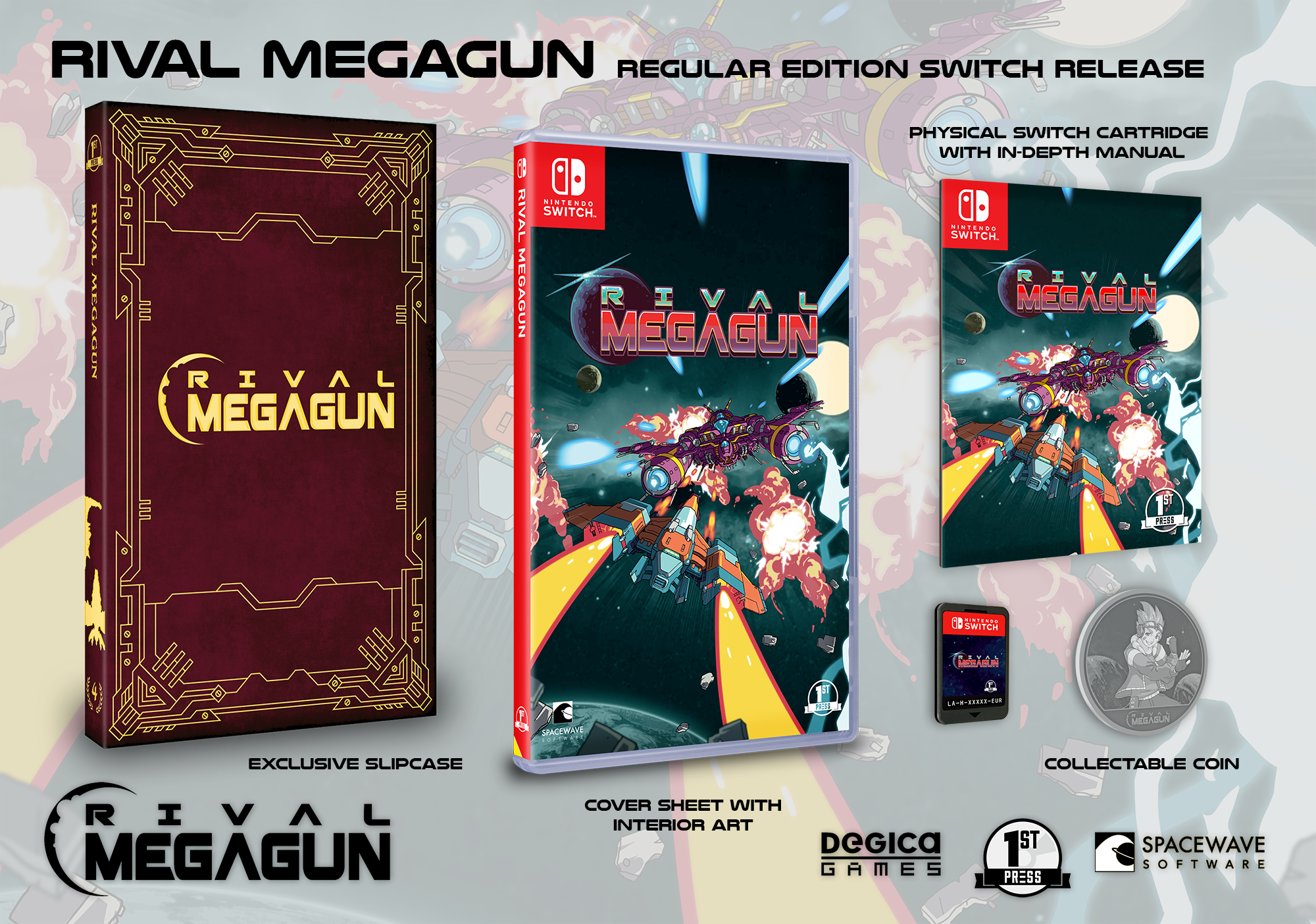 Rival Megagun Nintendo Switch Regular Edition – First Press